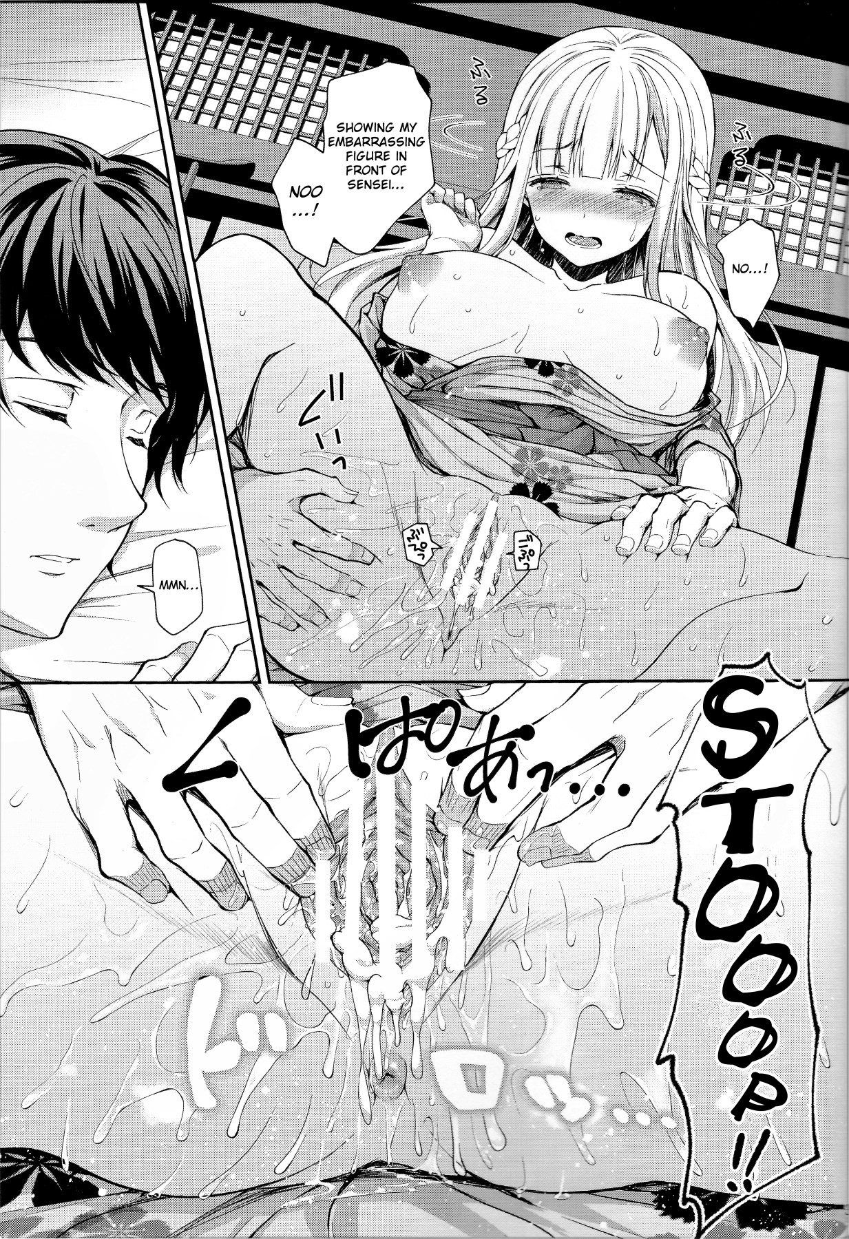 Hentai Manga Comic-Obscene Lady 4 ~Wet and Moaning Beside My Boyfriend~-Read-38